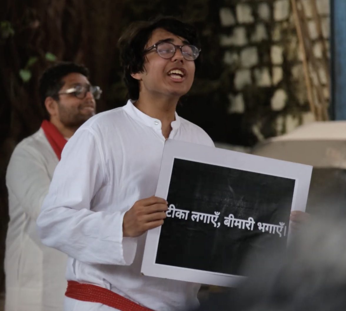 Ayaan Agarwal performing in Mankhurd